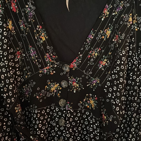 Flowy babydoll Free People floras dress, size medium. - Picture 2 of 7